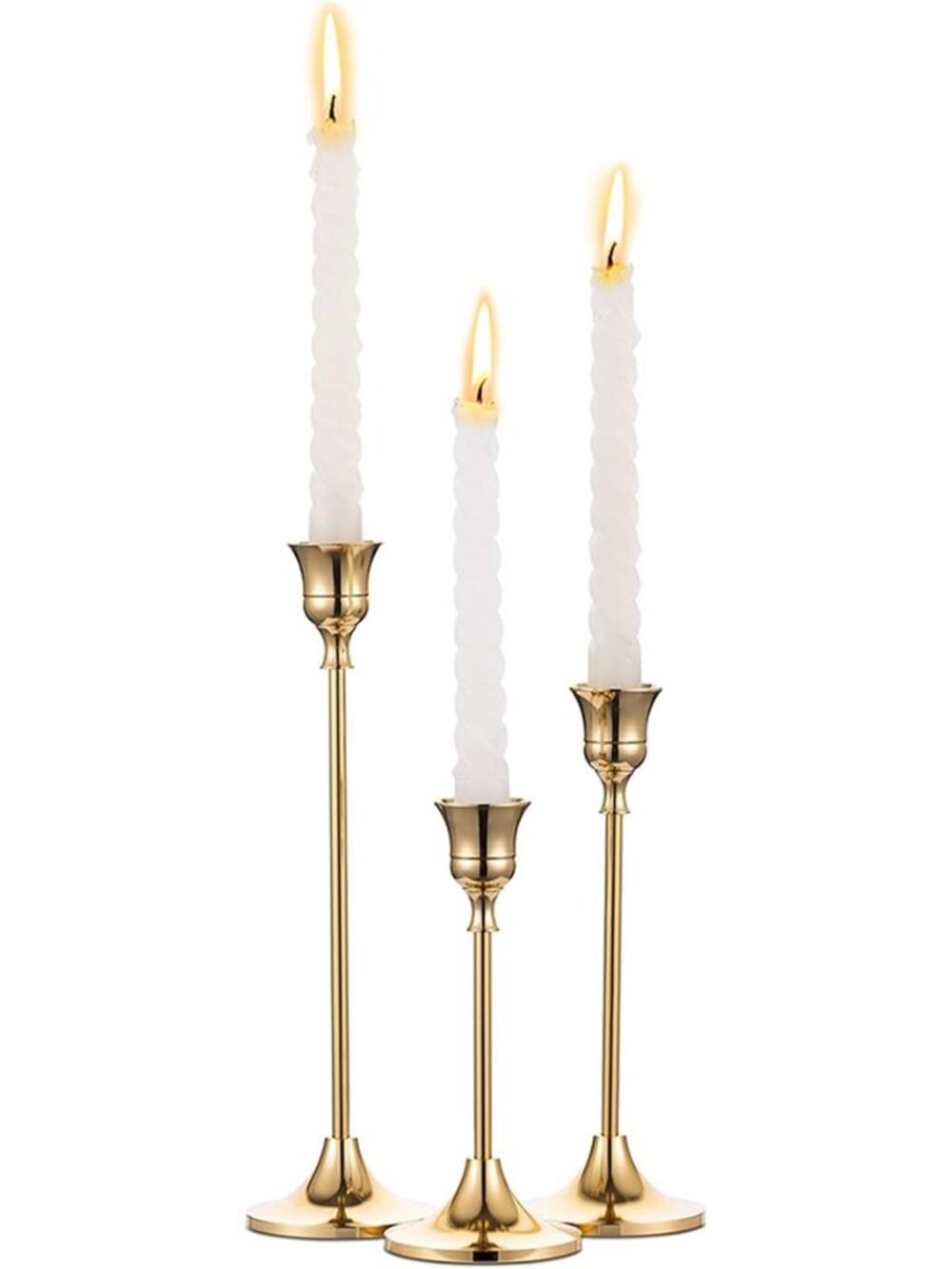 Candlestick Holders Taper Candle Holders, Set of 3 Candle Stick Holders Set,